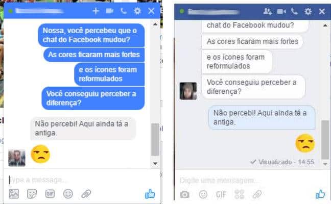 E chat facebook