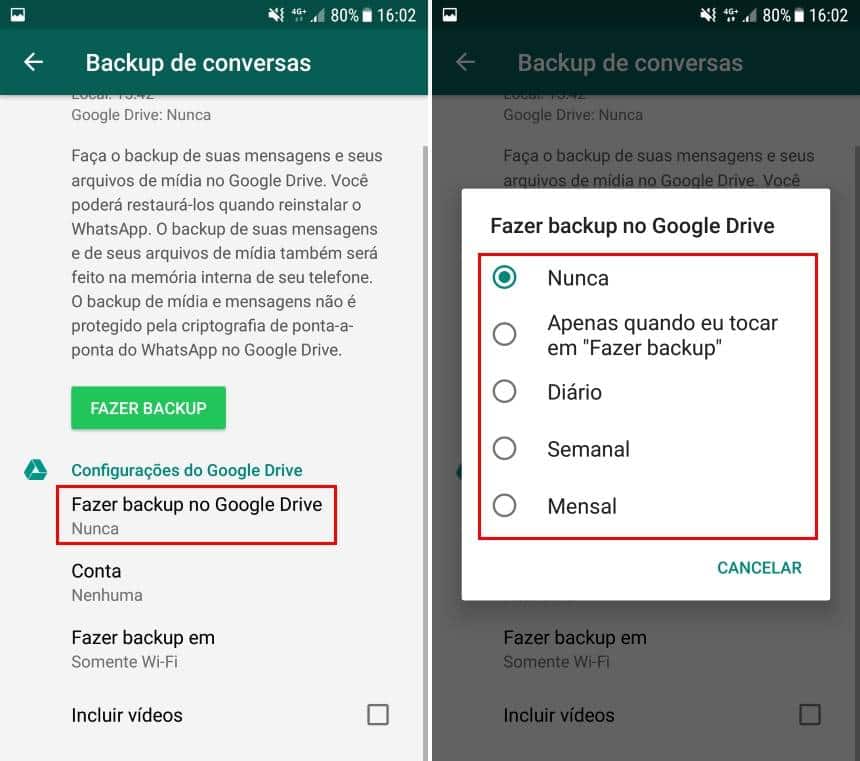 Backup Whatsapp Da Onedrive A Google Drive
