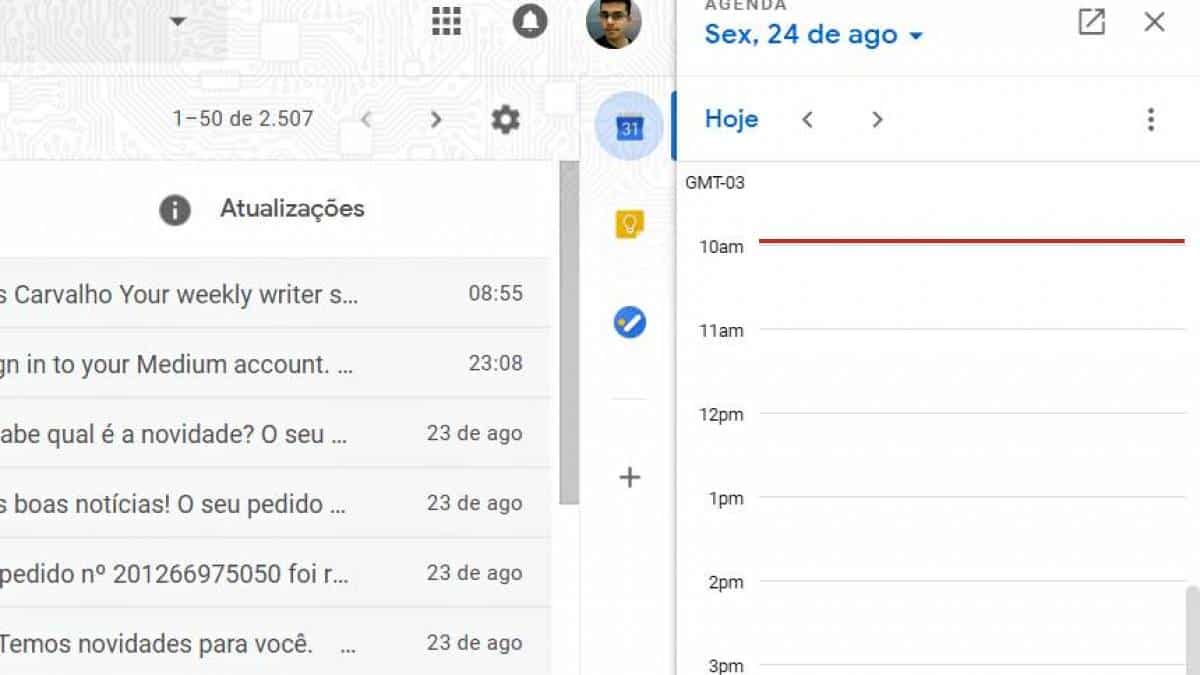 Como Fijar La Barra Lateral De Gmail