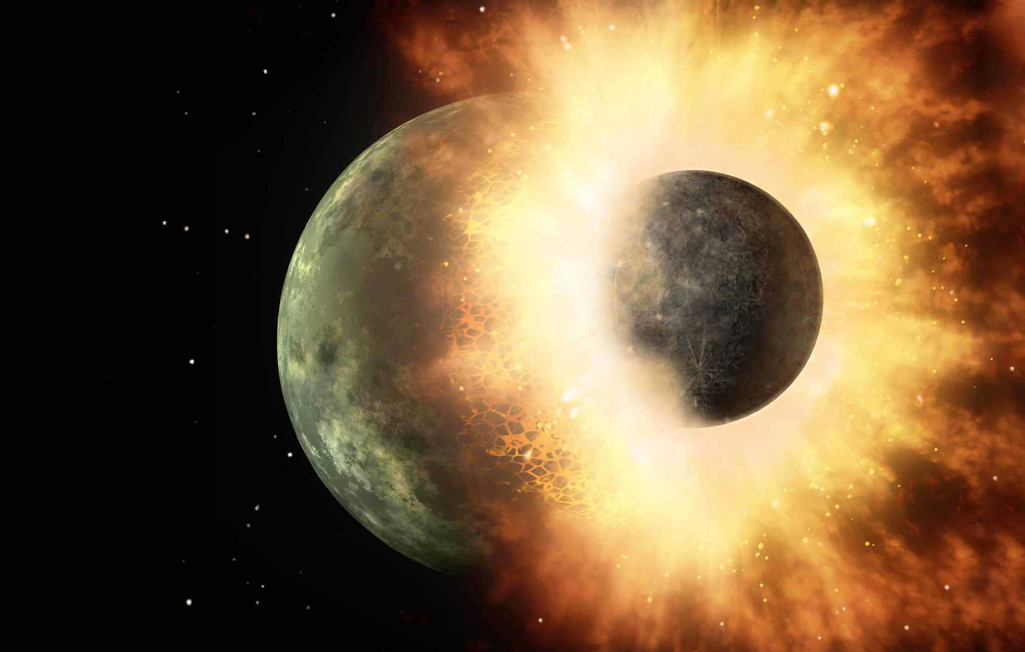 A Face Da Lua Voltada Para A Terra Fica Escura