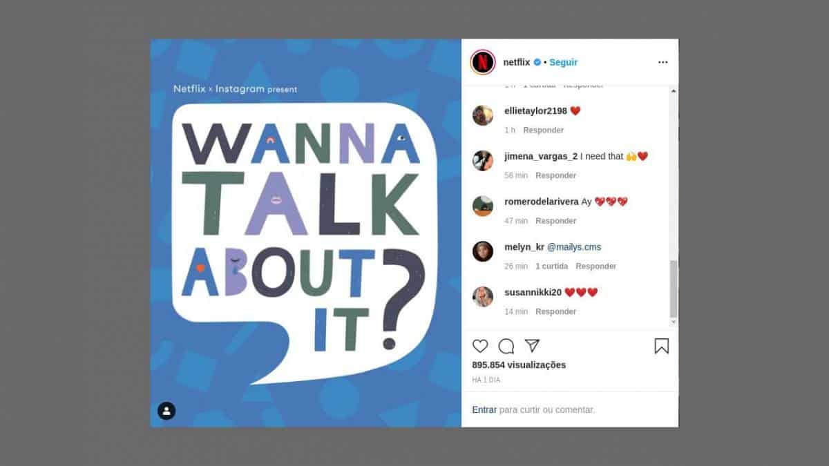 Netflix lança série no Instagram sobre como lidar com a pandemia