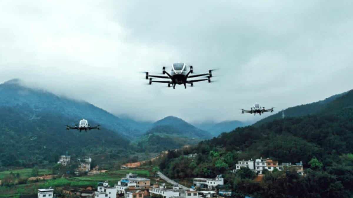 Empresa chinesa irá construir 1º aeroporto para drones de passageiros