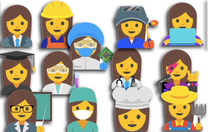 Novos emojis destacam a mulher no mercado de trabalho; conheça - Olhar ...