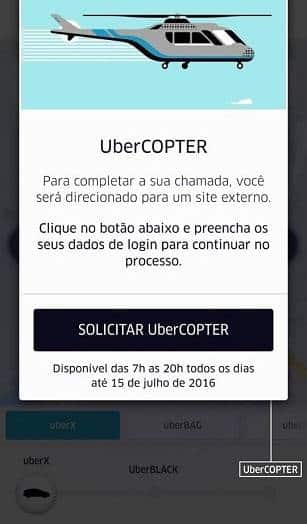 UberCOPTER chega a São Paulo nesta segunda-feira; veja como funciona ...