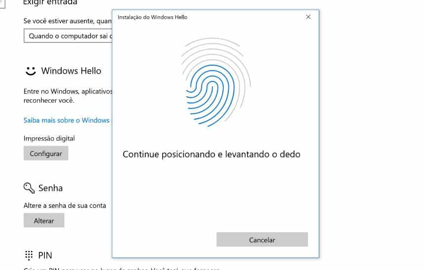 Como cadastrar suas impressões digitais no Windows 10 - Olhar Digital