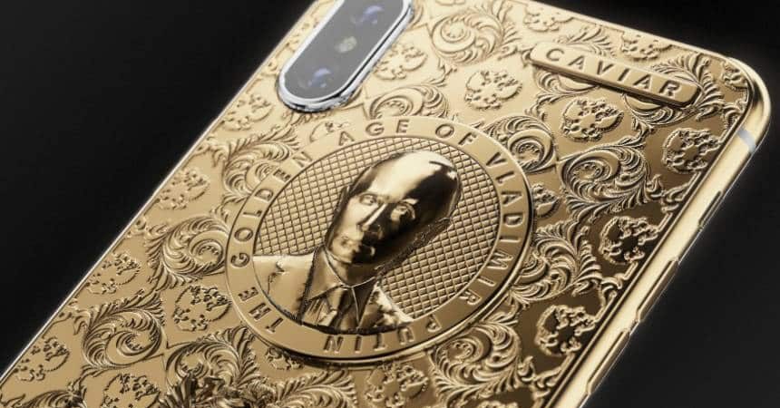 Company Launches 24 Karat Gold Iphone X In Honor Of Putin Olhar Digital