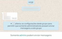 WhatsApp libera grupos em que só os administradores podem falar; entenda