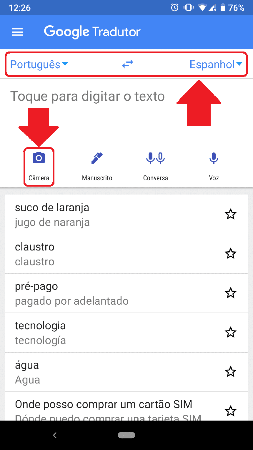 COMO TRADUZIR CONVERSAS EM TEMPO REAL PELO CELULAR POR MEIO DO GOOGLE TRADUTOR COMO TRADUZIR CONVERSAS EM TEMPO REAL PELO CELULAR POR MEIO DO GOOGLE TRADUTOR Você sabia que seu celular