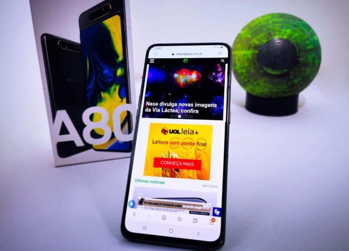 Review do Galaxy A80: o celular certo para quem gosta de Selfies - Olhar  Digital