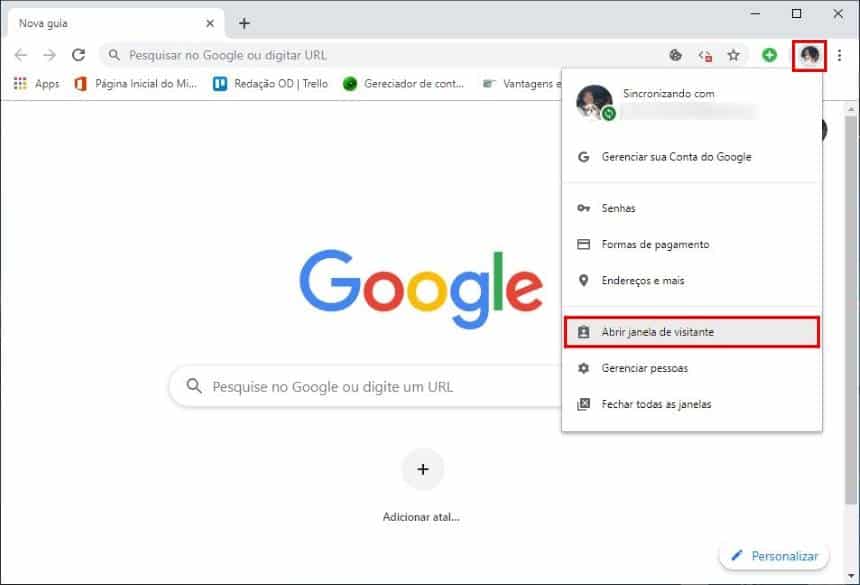 O que é e como usar o modo visitante do navegador Google Chrome - Olhar ...