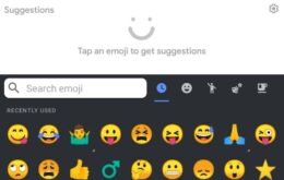 Barra de sugestões do Gboard converte emoji em GIFs e adesivos