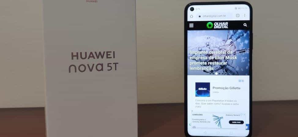 Huawei Nova 5T: celular oferece boa performance e qualidade para fotos -  Olhar Digital