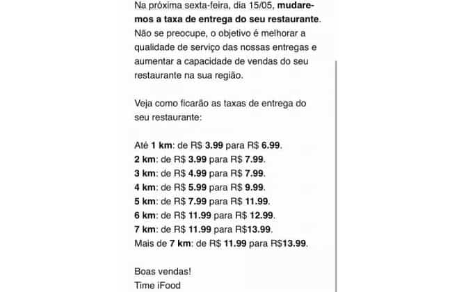 iFood reajusta taxa de entregas e restaurantes temem perder vendas ...