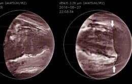 Nuvem tóxica gigante percorre superfície de Vênus