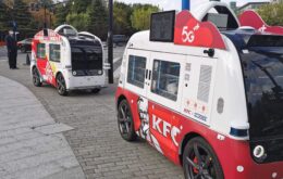 KFC lança serviço de carros autônomos para venda de comida na China