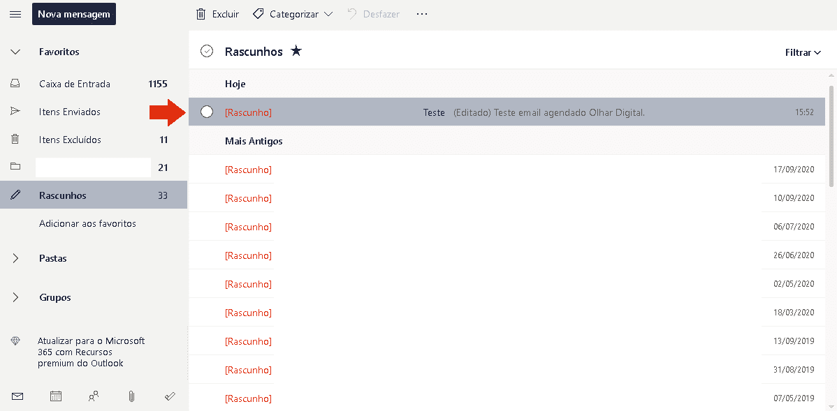 Como Agendar Envio De E mails Pelo Outlook Olhar Digital