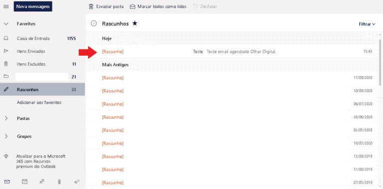 Como Agendar Envio De E mails Pelo Outlook Olhar Digital