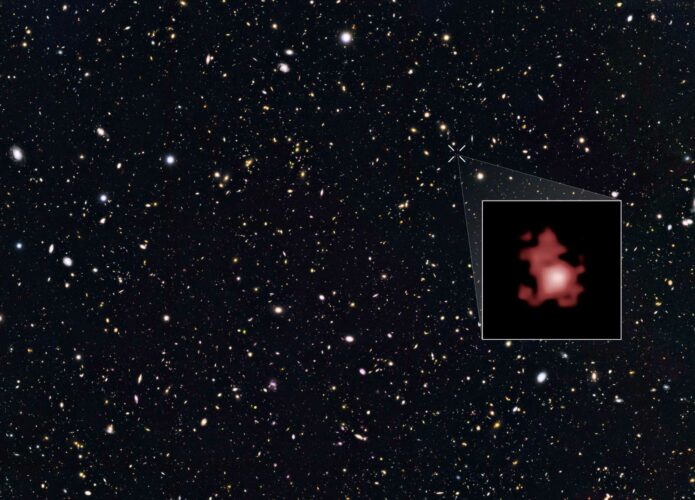 GN-z11, galáxia mais distante do universo, registrada pelo telescópio Hubble
