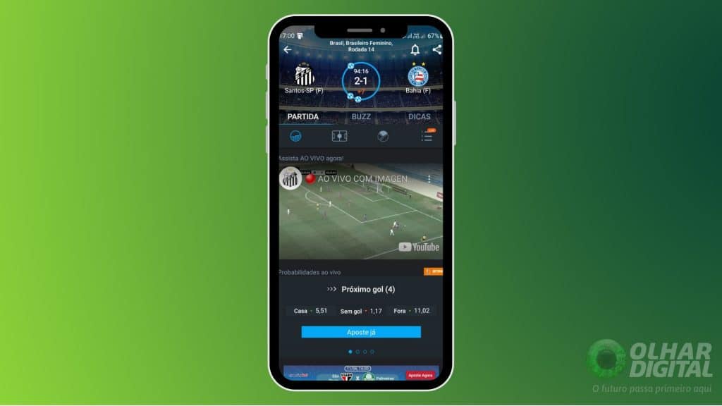 Assistir Futebol ao Vivo no Celular: Veja Aplicativo Grátis - Bem