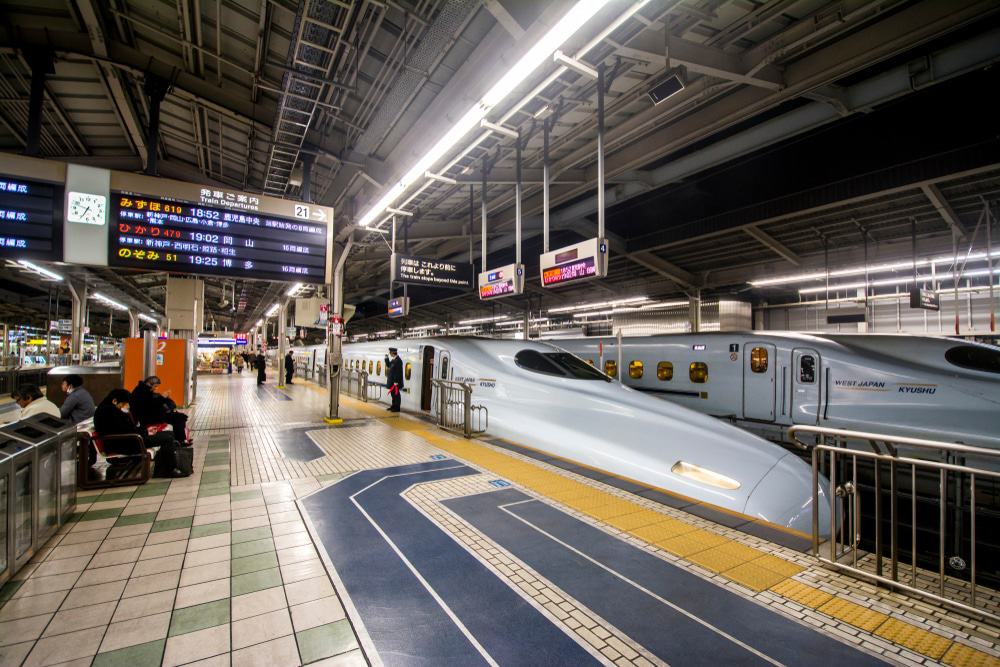 Shinkansen bullet train trem de levitação magnética