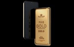 Caviar de ouro: empresa russa lança celulares embutidos em barras de um quilo de ouro puro