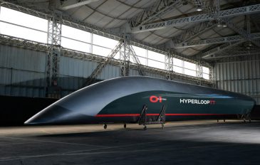 Cápsula de passageiros da Hyperloop Transportation Technologies