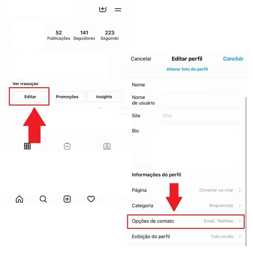Cómo agregar un botón con un enlace a WhatsApp en Instagram