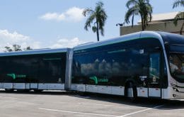 Lançado primeiro ônibus articulado elétrico do Brasil