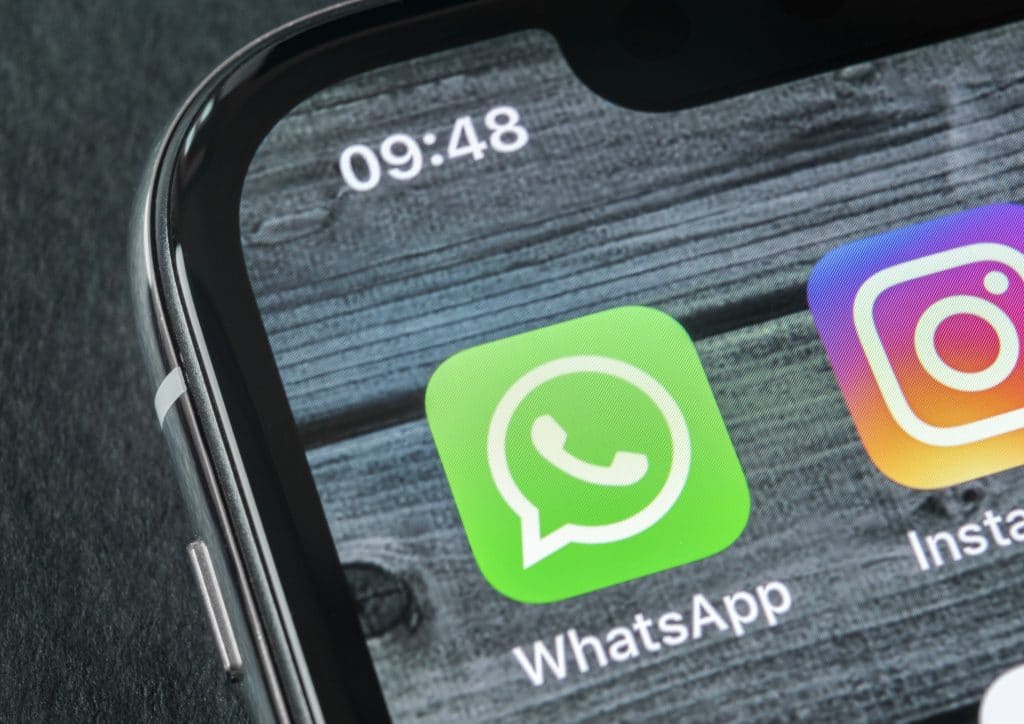 whatsapp e instagram ícones apps