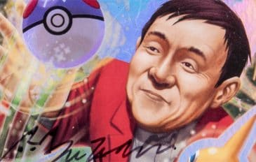 Carta de Pokémon TCG com a cara de Ishihara é vendida por R$ 1,3 milhão. Imagem: Divulgação/GoldinAuctions