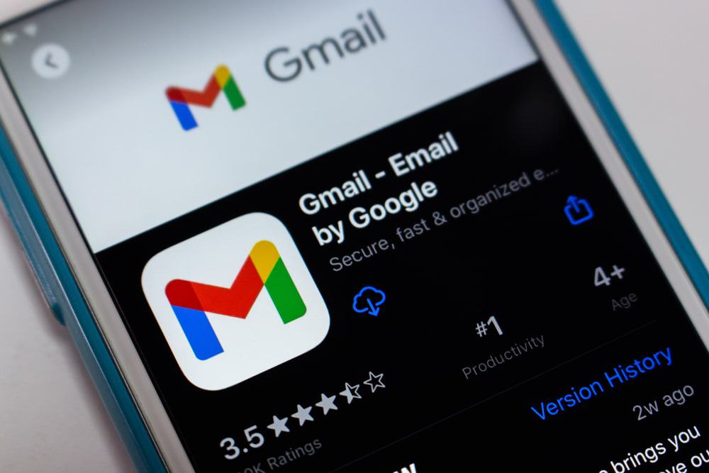 Logo do aplicativo do Gmail