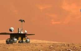 Rover chinês Zhurong encontra seu equipamento de pouso em Marte