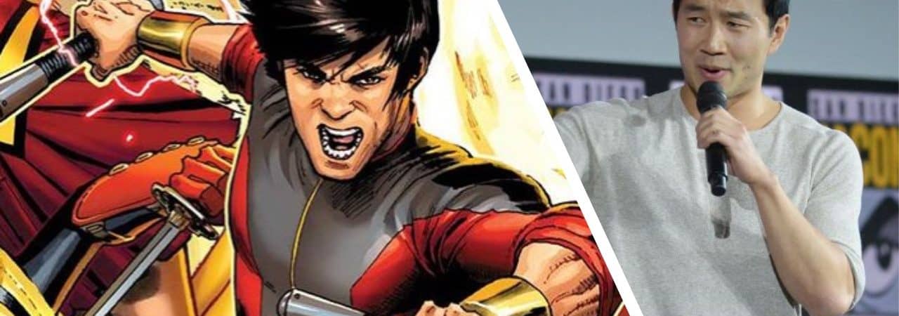 Simu Liu será novo herói asiático da Marvel. Imagem: Montagem/Marvel Comics/Comic-Con/Divulgação