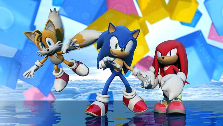 'Sonic 2': fotos dos bastidores revelam visual de Tails e Knuckles no filme. Imagem: SEGA.com/Divulgação