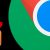 Montagem mostra parte da logomarca do navegador Google Chrome e a logomarca do leitor de RSS