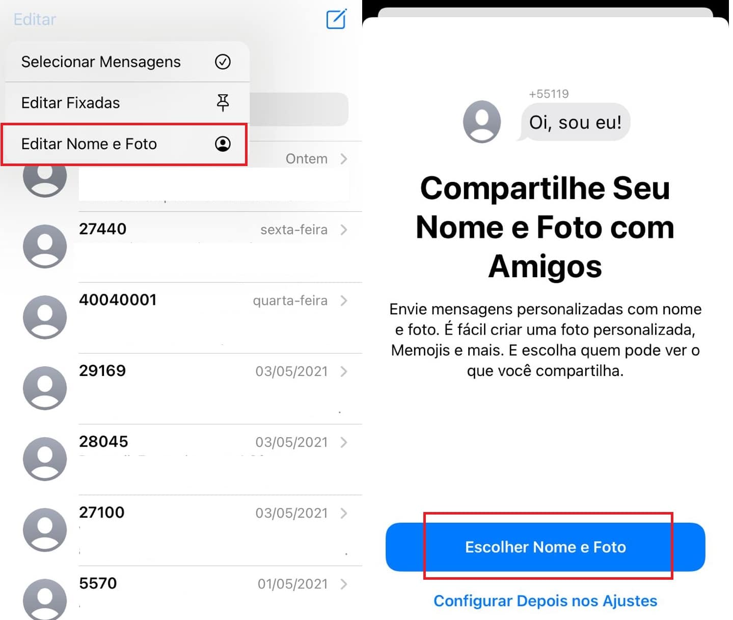 Saiba Como Alterar Nome E Foto Do IMessage No IPhone Achei Na Rede