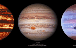 Novas imagens revelam detalhes da atmosfera de Júpiter sob diferentes luzes