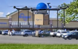 Supermercado dos EUA testa entrega com drone