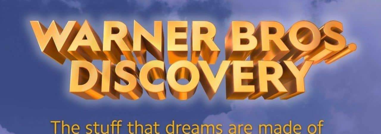 Logotipo da Warner Bros. Discovery traz o slogan "The Stuff That Dreams Are Made"