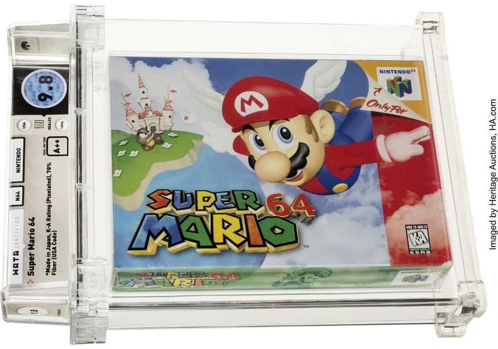 Cartucho de 'Super Mario 64' é vendido por US$ 1,56 milhão - Olhar Digital