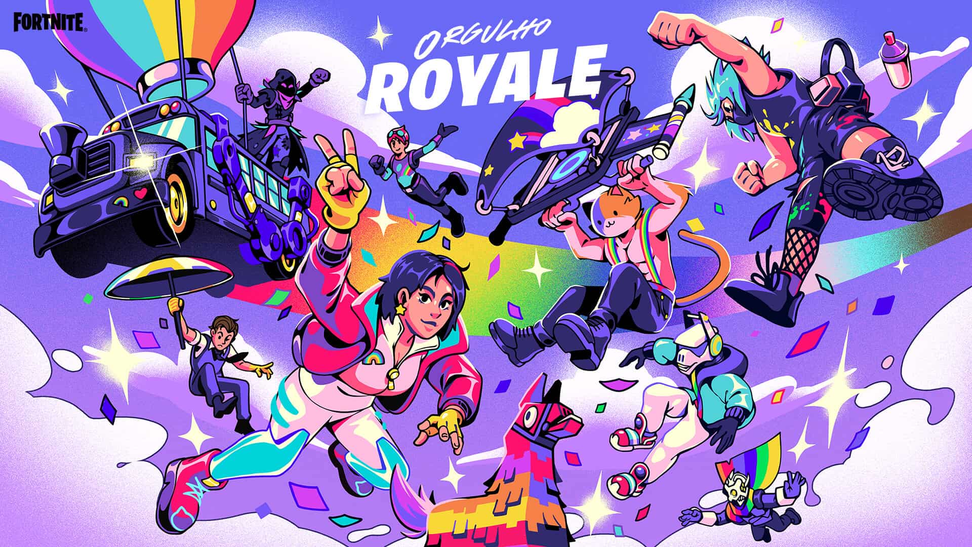 Orgulho Royale: 'Fortnite' lança evento LGBTQIA+; confira - Olhar