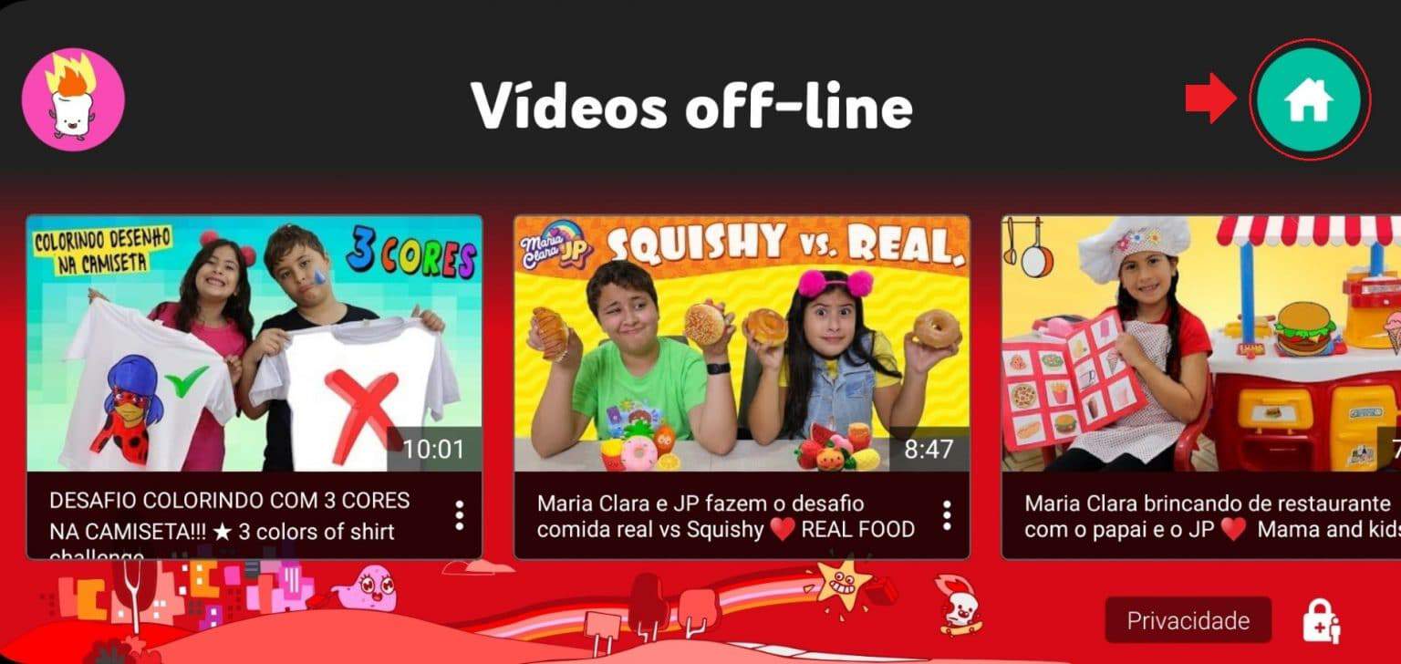 YouTube Kids Como Baixar V deos Para Assistir Offline Achei Na Rede