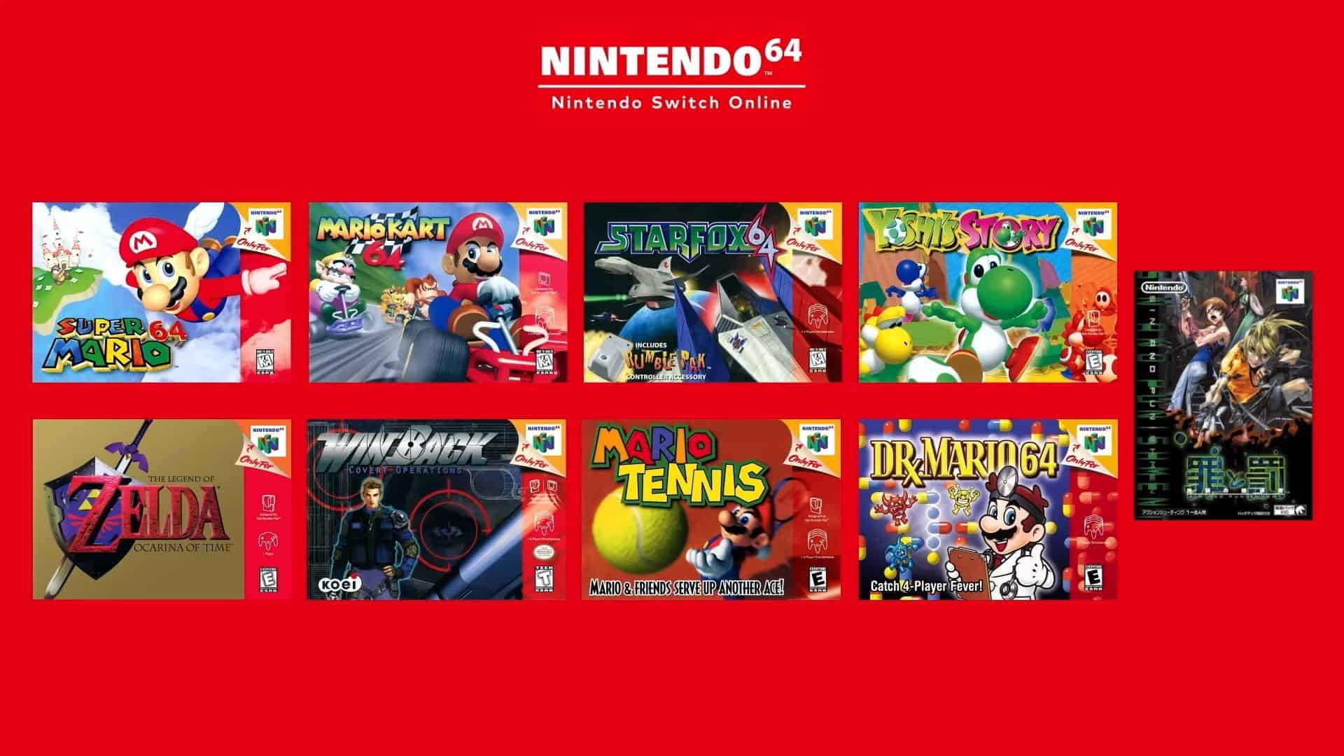 Nintendo Switch Online agora contará com jogos de Nintendo 64 e