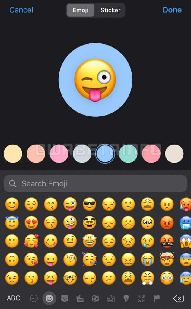 emoji como ícone de grupos no WhatsApp