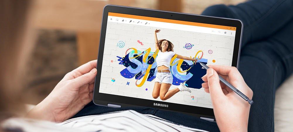 Imagem promocional do Samsung Chromebook Plus
