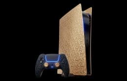 PS5 de R$ 2 milhões é feito de ouro maciço e tem DualSense com couro de crocodilo