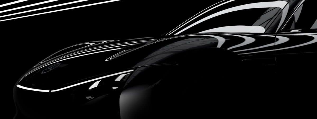 Imagem do EQXX, carro elétrico ultra-econômico anunciado pela Mercedes-Benz para janeiro de 2022