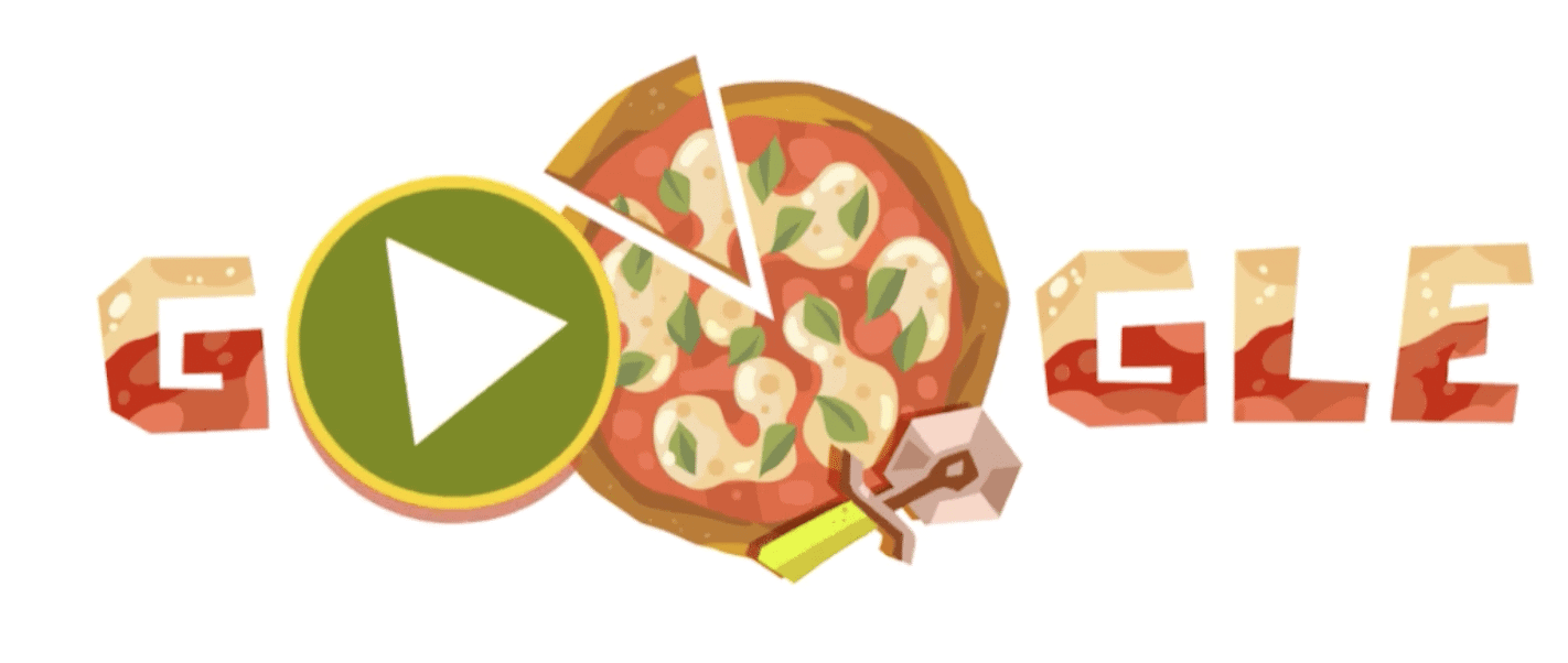 Google Doodle desenvolve jogo de quebra-cabeça interativo de pizza