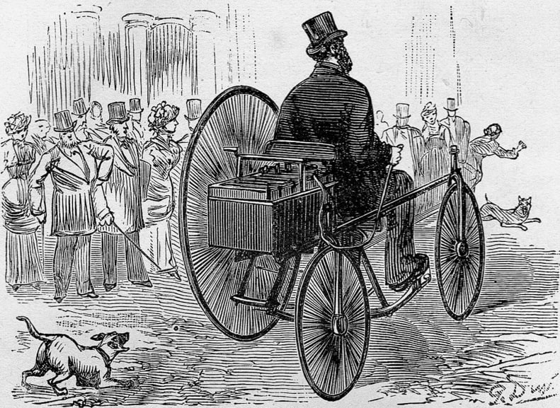 Primeiro carro elétrico da história, feito em 1881
