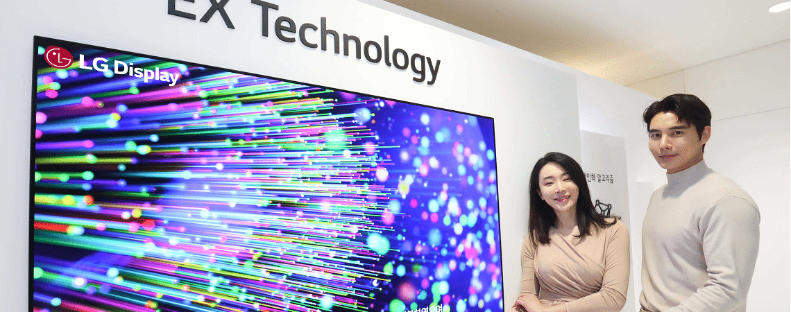 LG OLED EX promete telas com mais brilho (Imagem: divulgação/LG Display)